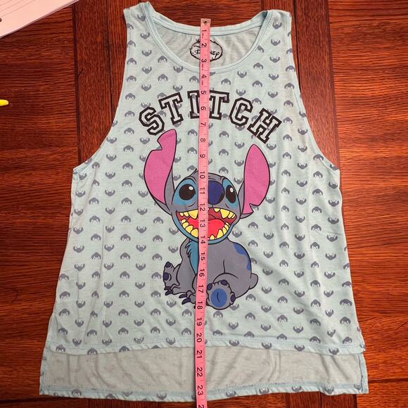 Hot Topic Junior Disney Lilo & Stitch Side Slit Girls Tank Top Large Super Soft - Picture 10 of 11